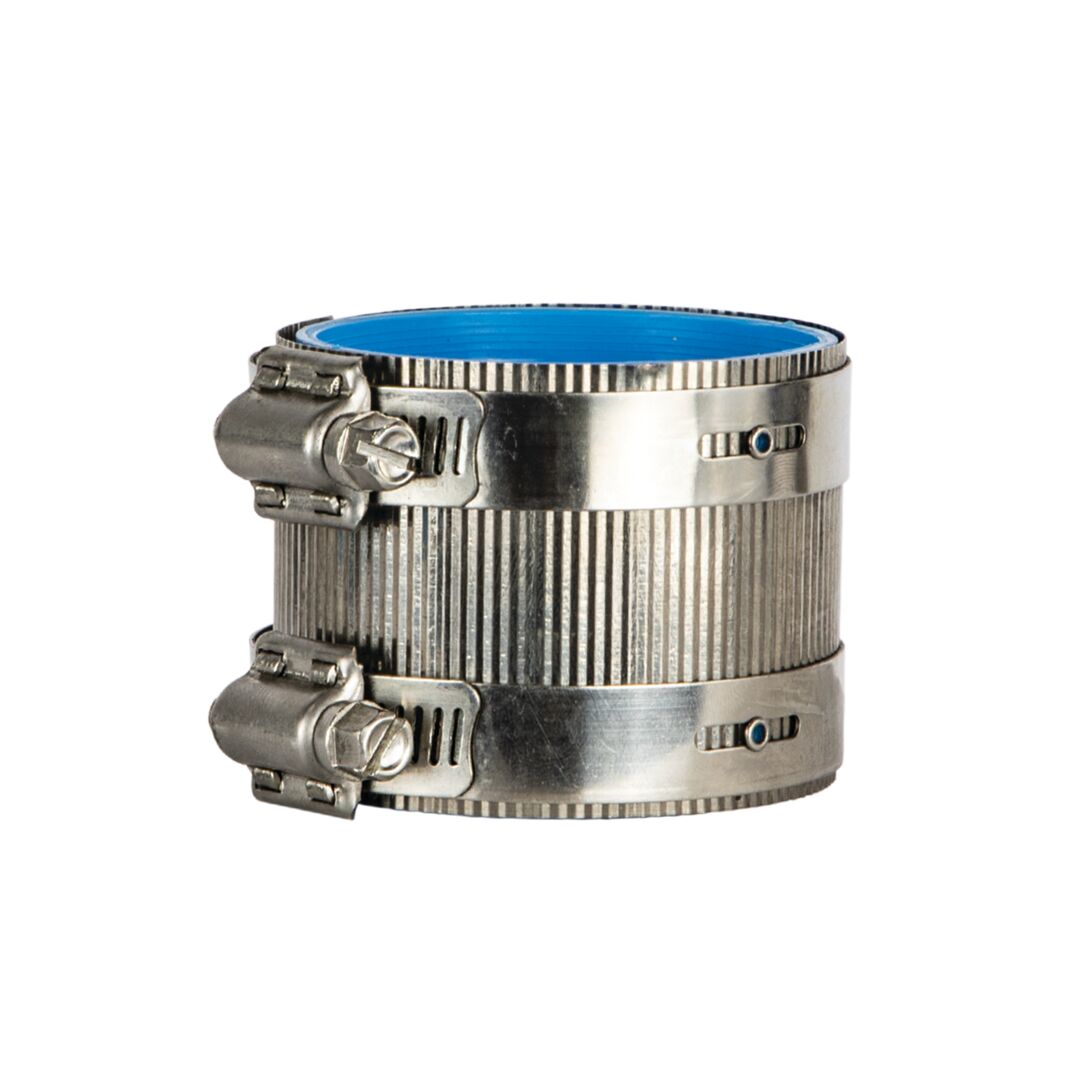2 Corrugated Coupling SS for Orion Piping - 2  Blue Liner for PP - 950118