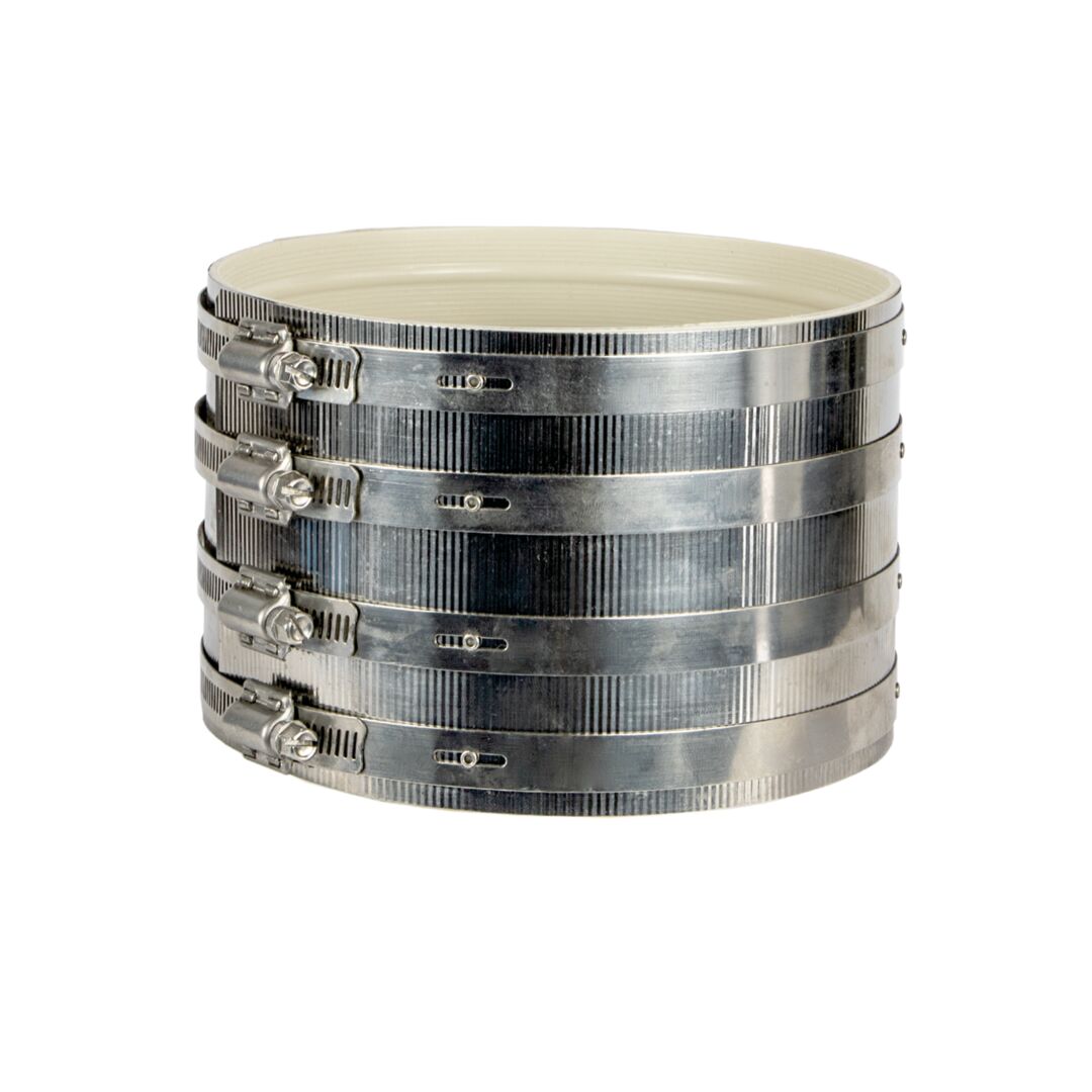 6 Corrugated Coupling Plenum Plus PVDF Front View