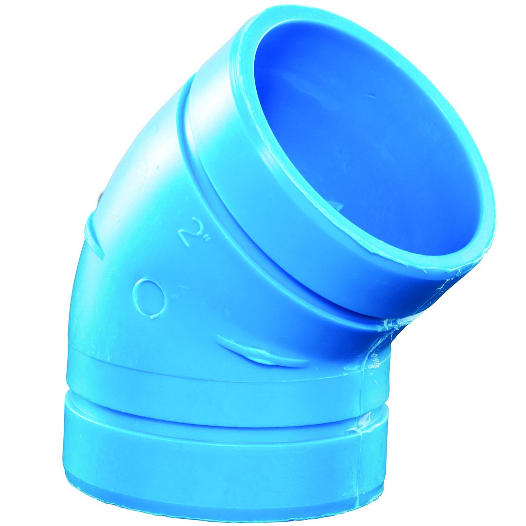 Product Image - 45 Elbows Blueline FRPP NH - Small - Angle
