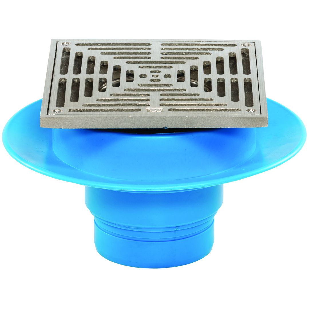 Product Image - Floor Drains Square Blueline FRPP/SS NH - 8x8
