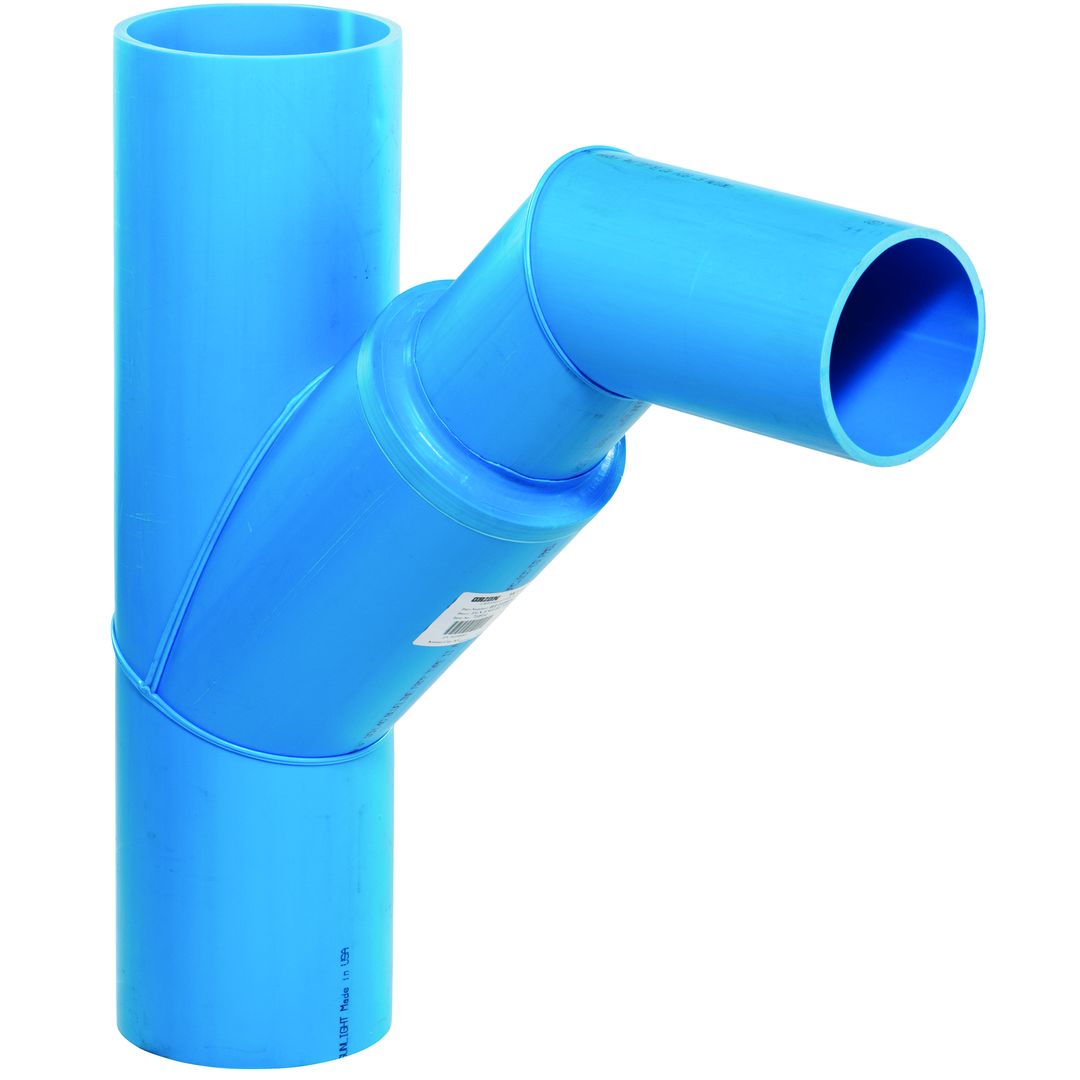 Product Image - Reducing Long Turn Wyes Blueline FRPP NH - Large - Angle