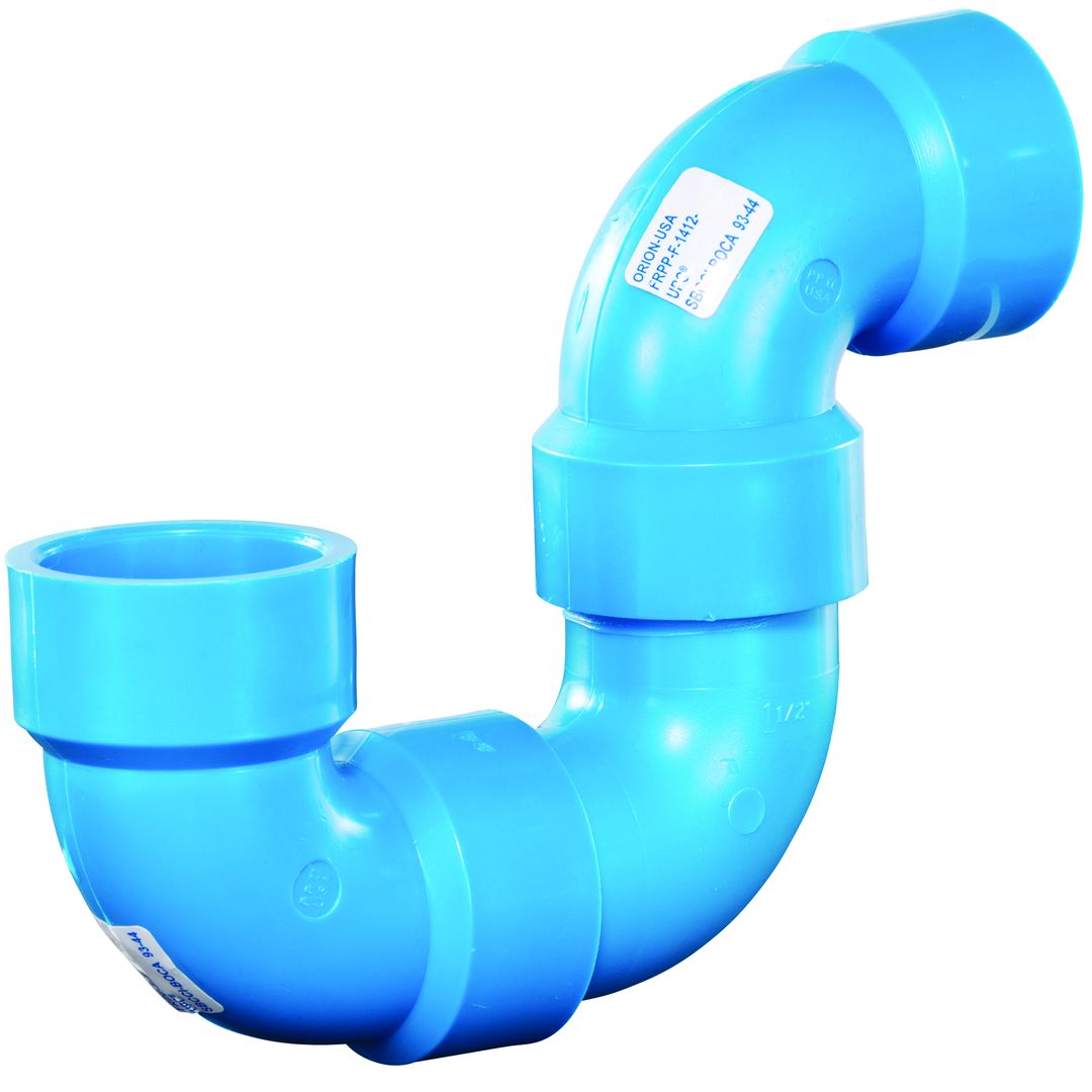 Product Image - P-Traps Blueline FRPP SF - RBP - Angle