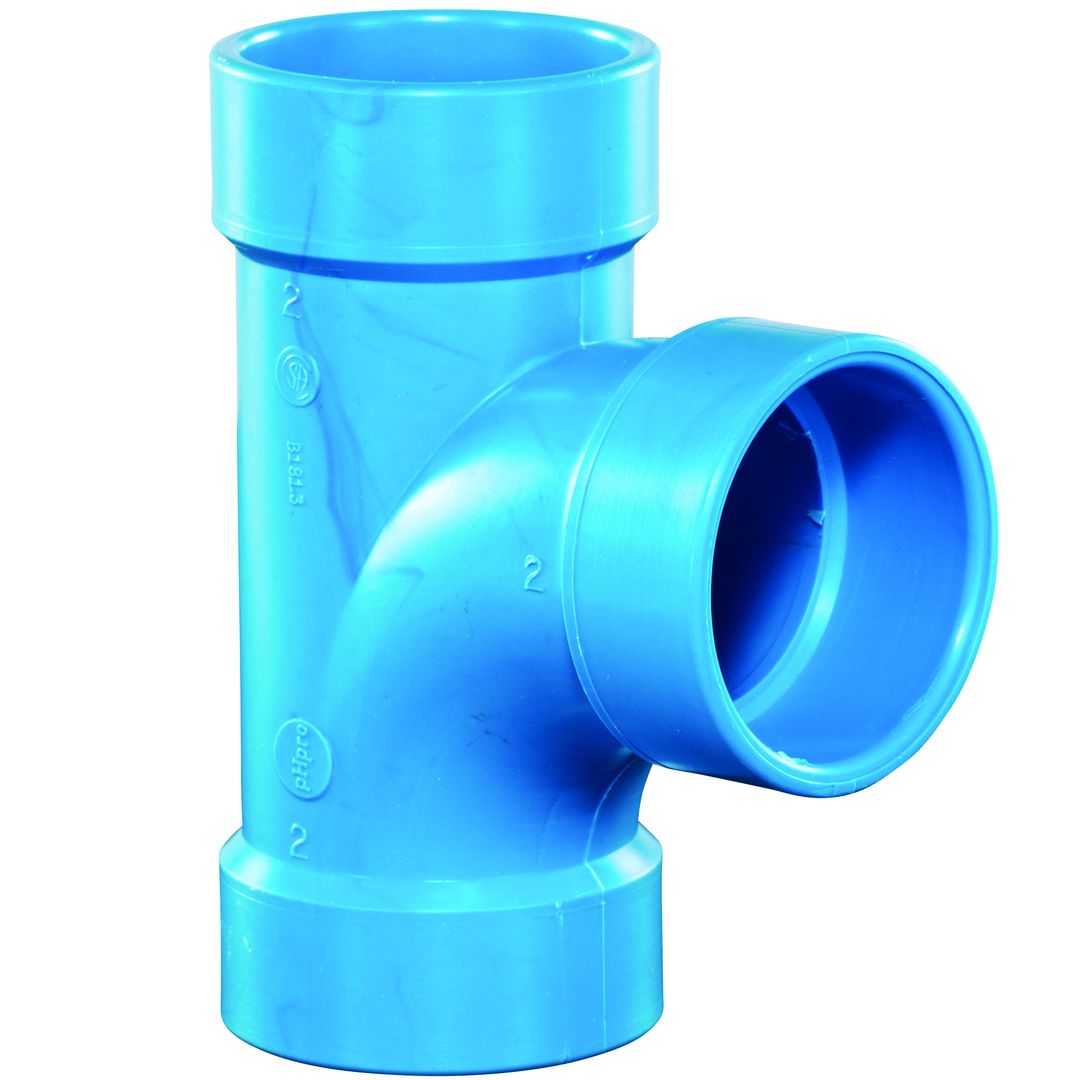 Product Image - Sanitary Tees Blueline FRPP SF - Angle