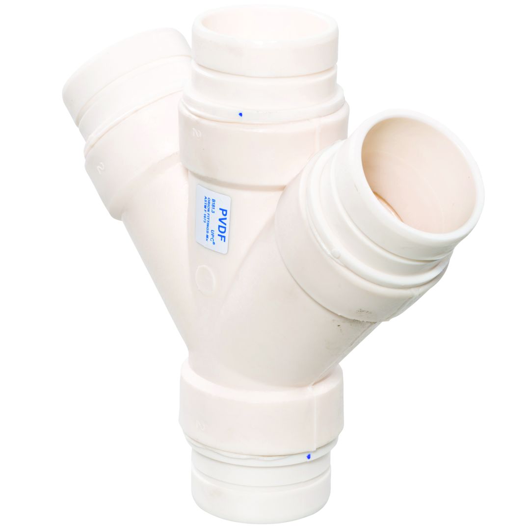 Product Image - Double Wyes Plenum Plus PVDF NH - Angle