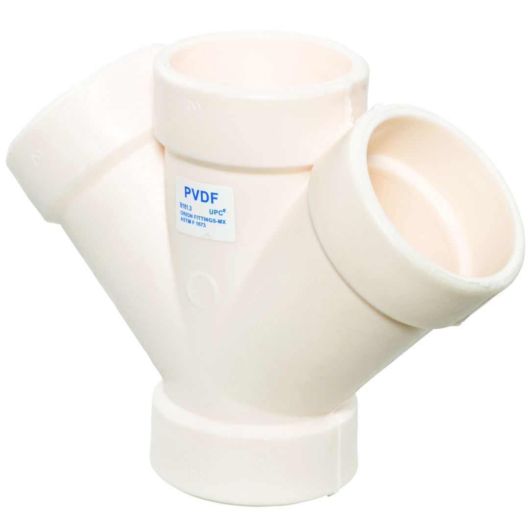 Product Image - Double Wyes Plenum Plus PVDF SF - Angle