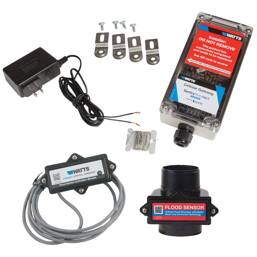 Cellular Sensor Connection Kit, Air Gap Flood Sensor